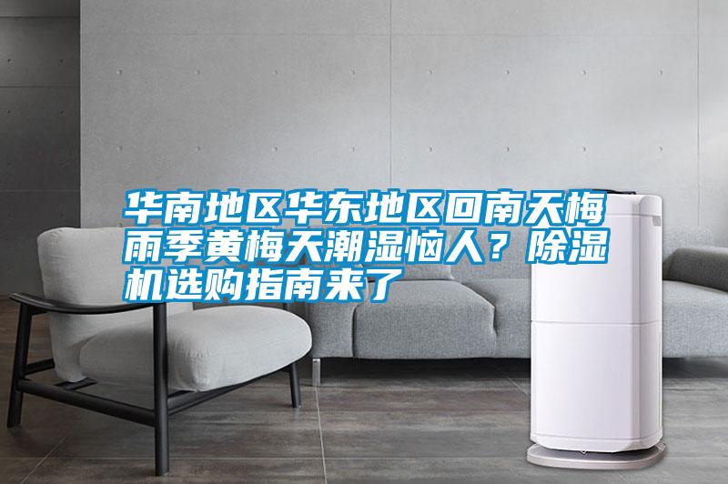 華南地區(qū)華東地區(qū)回南天梅雨季黃梅天潮濕惱人?除濕機(jī)選購指南來了