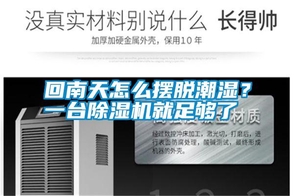 回南天怎么擺脫潮濕?一臺除濕機(jī)就足夠了