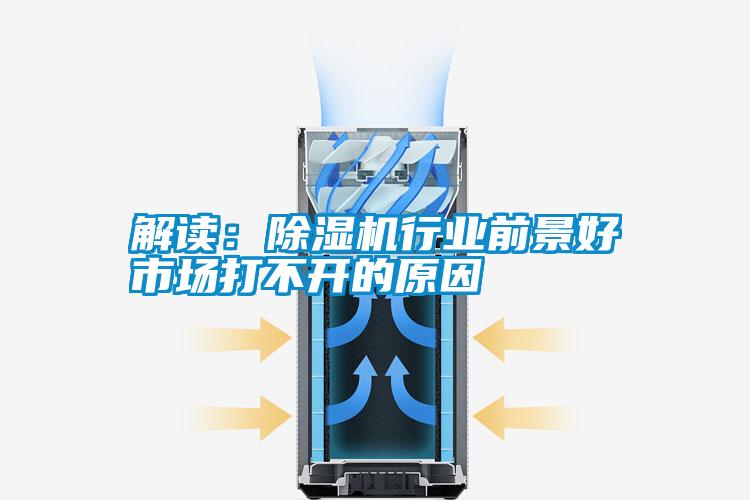 解讀:除濕機行業(yè)前景好市場打不開的原因