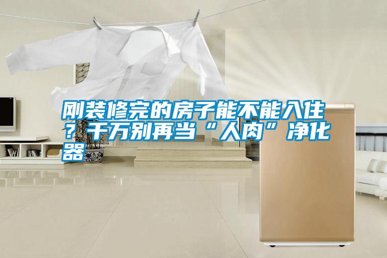 剛裝修完的房子能不能入??？千萬別再當(dāng)“人肉”凈化器