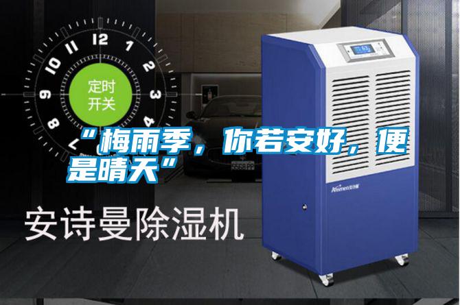 “梅雨季，你若安好，便是晴天”