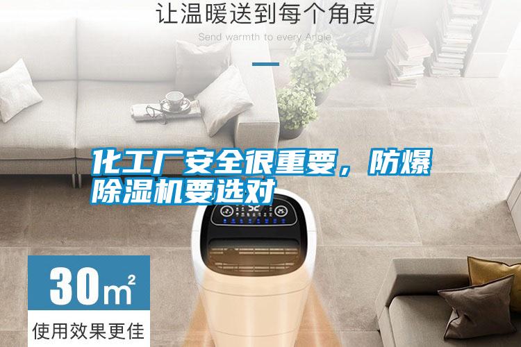 化工廠安全很重要,防爆除濕機要選對