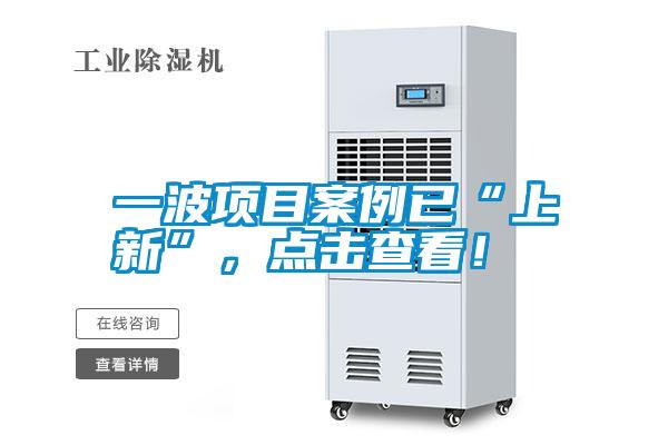 一波項(xiàng)目案例已“上新”，點(diǎn)擊查看！
