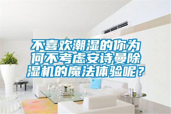 不喜歡潮濕的你為何不考慮安詩曼除濕機的魔法體驗呢？