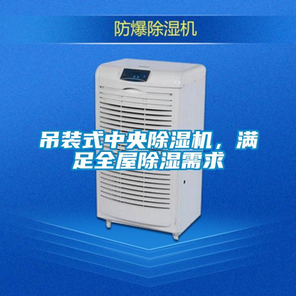 吊裝式中央除濕機(jī),滿足全屋除濕需求