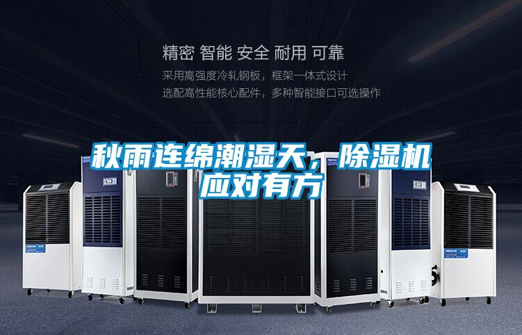 秋雨連綿潮濕天，除濕機應對有方