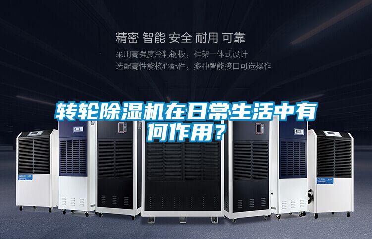 轉輪除濕機在日常生活中有何作用?