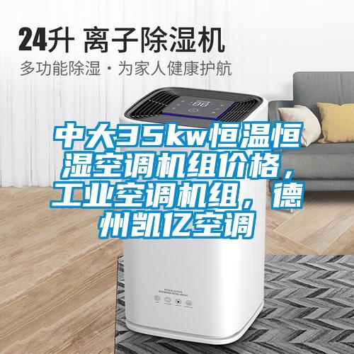 中大35kw恒溫恒濕空調機組價格,工業(yè)空調機組,德州凱億空調