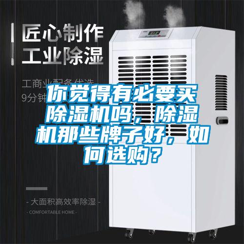 你覺得有必要買除濕機嗎,除濕機那些牌子好,如何選購?