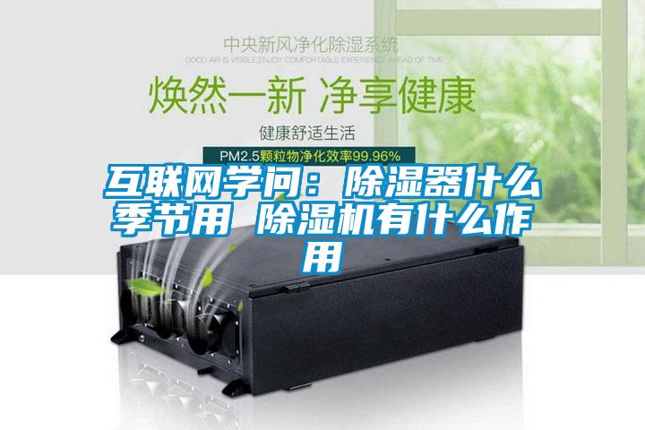 互聯網學問:除濕器什么季節用 除濕機有什么作用