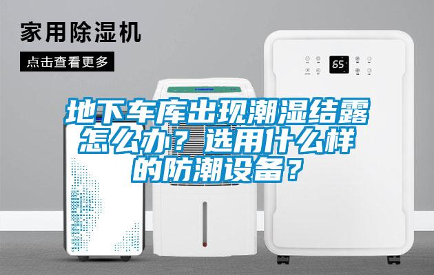 地下車庫出現潮濕結露怎么辦?選用什么樣的防潮設備?