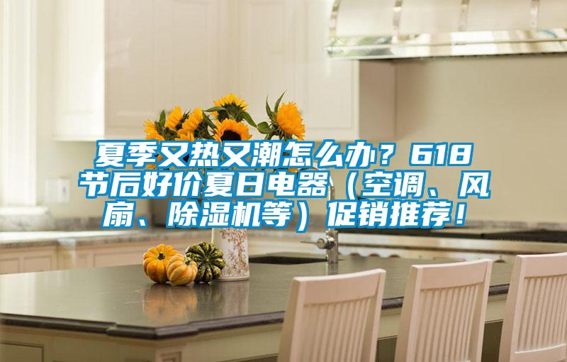 夏季又熱又潮怎么辦?618節后好價夏日電器(空調、風扇、除濕機等)促銷推薦!