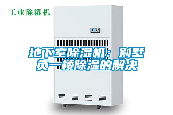 地下室除濕機:別墅負一樓除濕的解決
