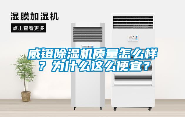 威鐙除濕機質量怎么樣?為什么這么便宜?