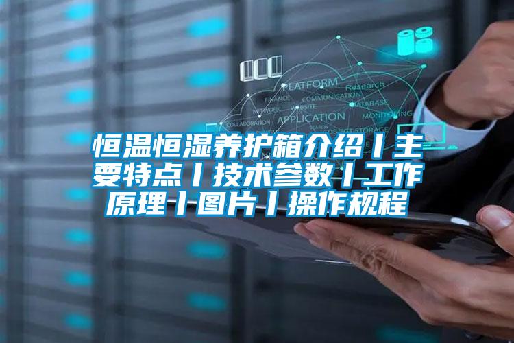 恒溫恒濕養(yǎng)護箱介紹丨主要特點丨技術參數丨工作原理丨圖片丨操作規(guī)程