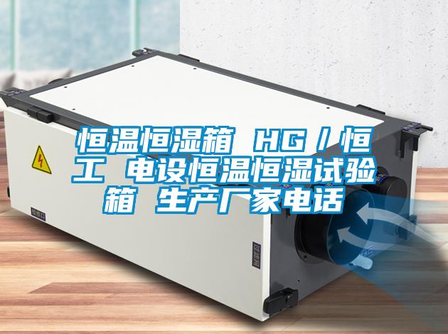 恒溫恒濕箱 HG/恒工 電設恒溫恒濕試驗箱 生產廠家電話