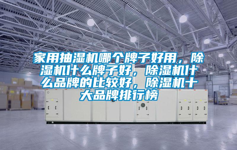 家用抽濕機(jī)哪個牌子好用，除濕機(jī)什么牌子好，除濕機(jī)什么品牌的比較好，除濕機(jī)十大品牌排行榜