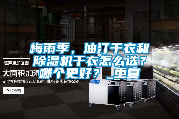 梅雨季，油汀干衣和除濕機干衣怎么選？哪個更好？_重復
