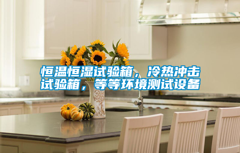 恒溫恒濕試驗箱，冷熱沖擊試驗箱，等等環境測試設備
